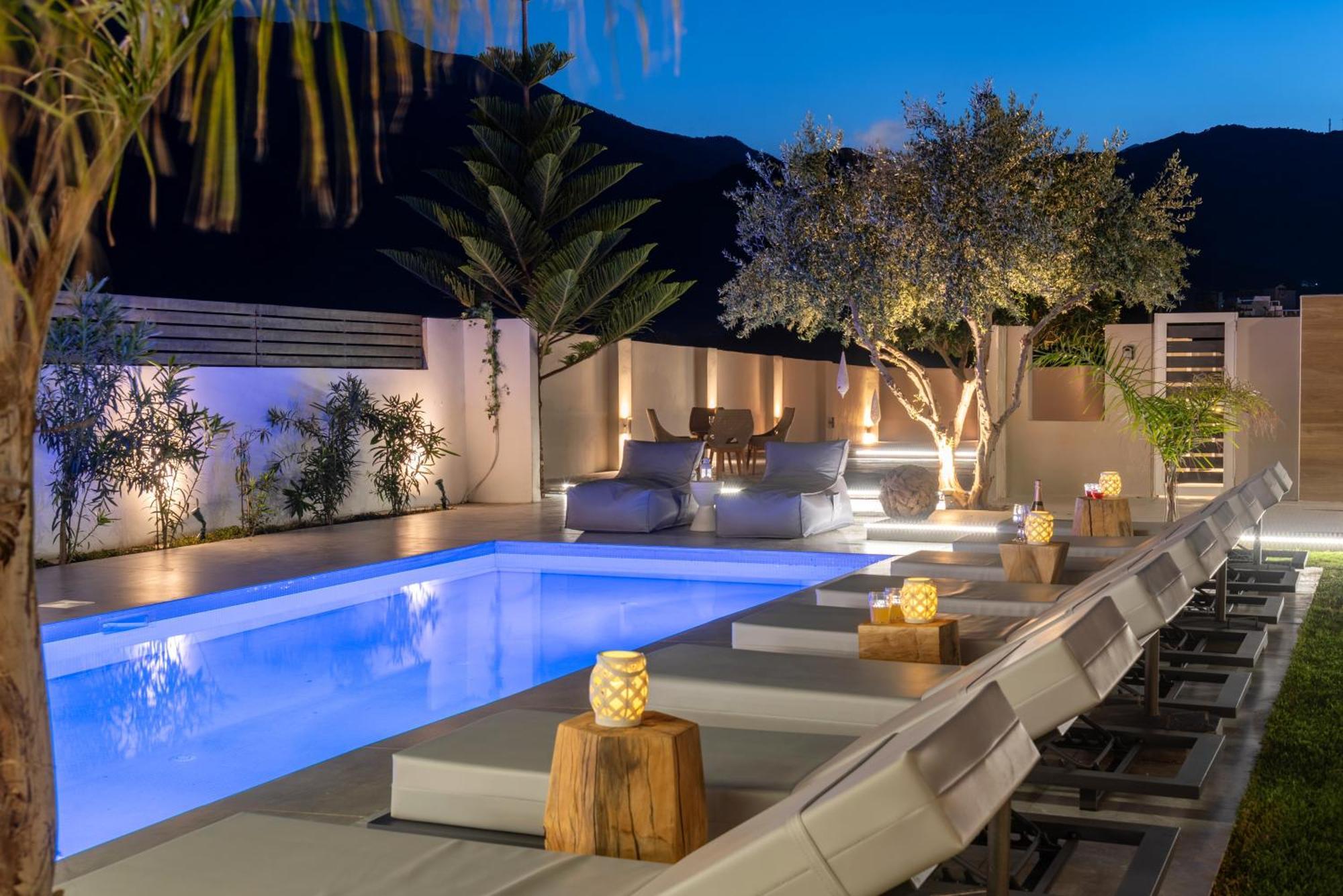 Hypnosis Beachside Villa With Private Heated Pool Georgioupoli Esterno foto